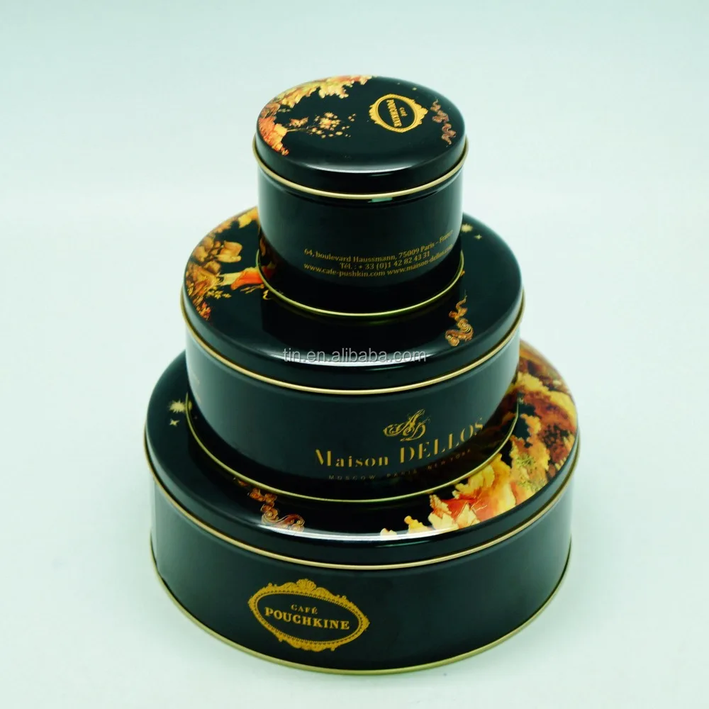 factory audit cookies biscuit tin can set for packing