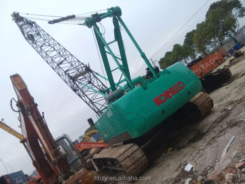 50 ton used kobeco crawler crane/JAPAN ORIGINAL 50 TON USED KOBECO CRAWLER CRANE 7055/150 ton crawler crane