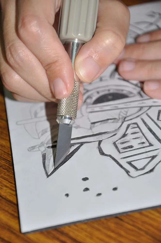 Taiwan art craft tool supply Engraving Tool Set - Art knife Hobby knife