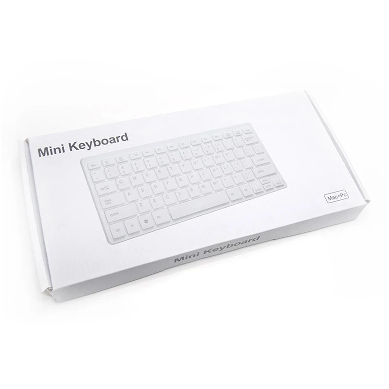 Wired chocolate 87 keys Slim Mini Keyboard