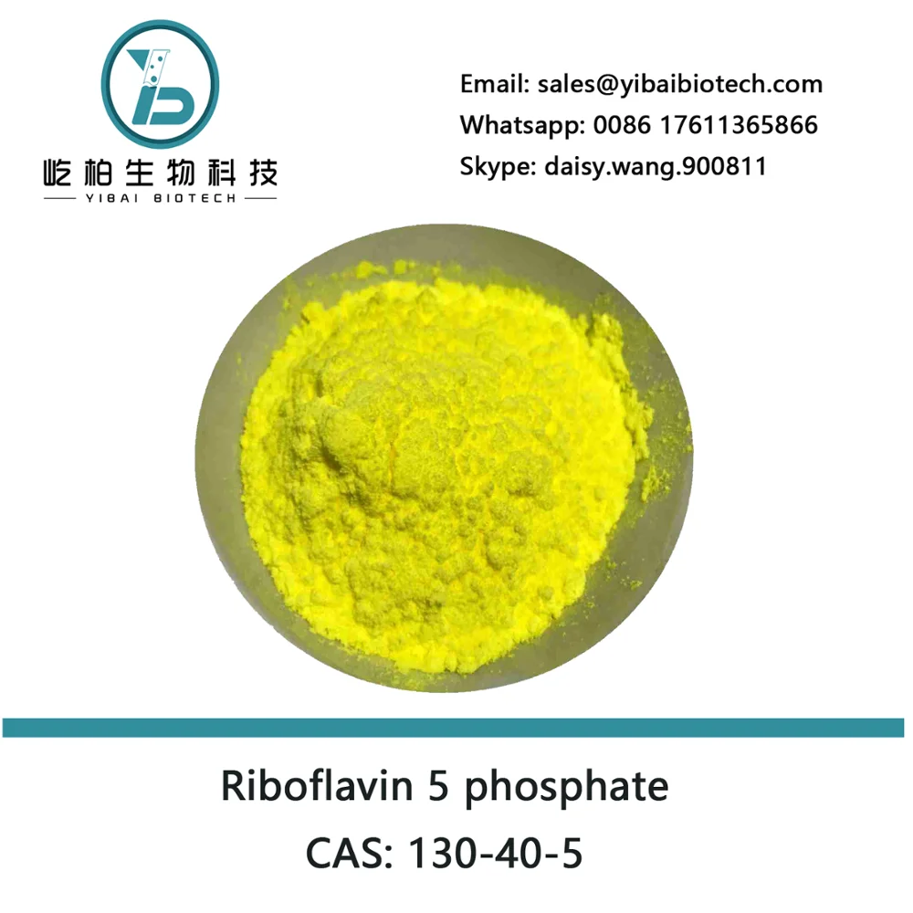 
High Purity Riboflavin-5-phosphate sodium // Riboflavin sodium phosphate // Vitamin B2 130-40-5 