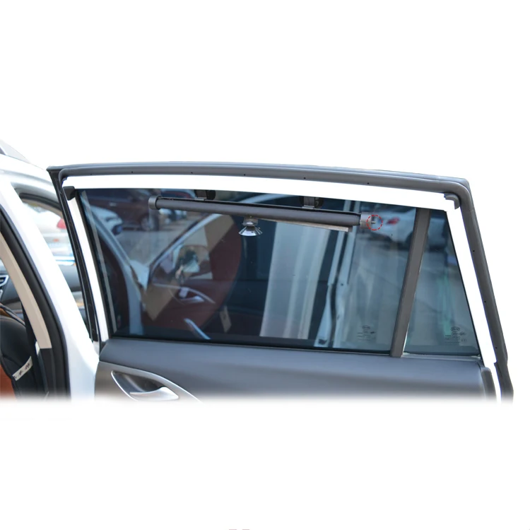 Рекламный нейлоновый сетчатый выдвижной роликовый полиэфирный автомобильный солнцезащитный козырек