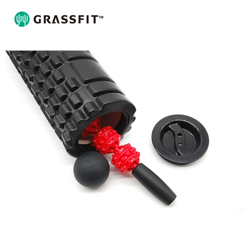 
Home Gym Equipment Black EVA Yoga Massage Foam Roller Set 