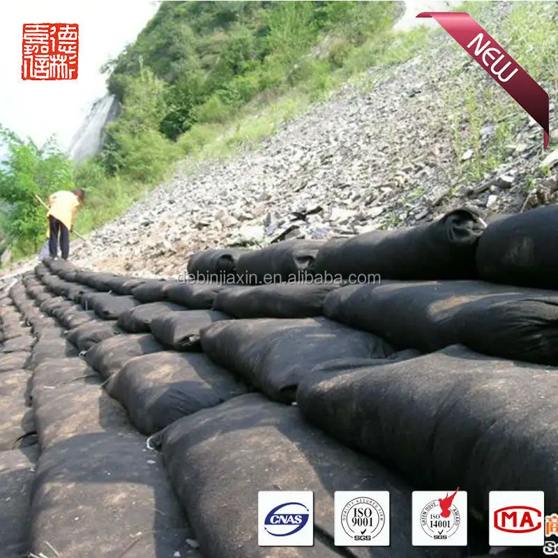 Nonwoven fabric geo bag for slope protection