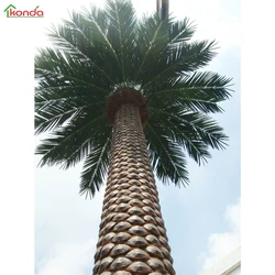 Wholesale price Factory directly high simulation outdoor artificial palm tree date palm plastic coconut tree artificial trees