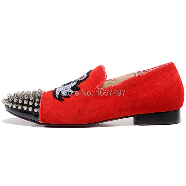 red bottom loafers cheap