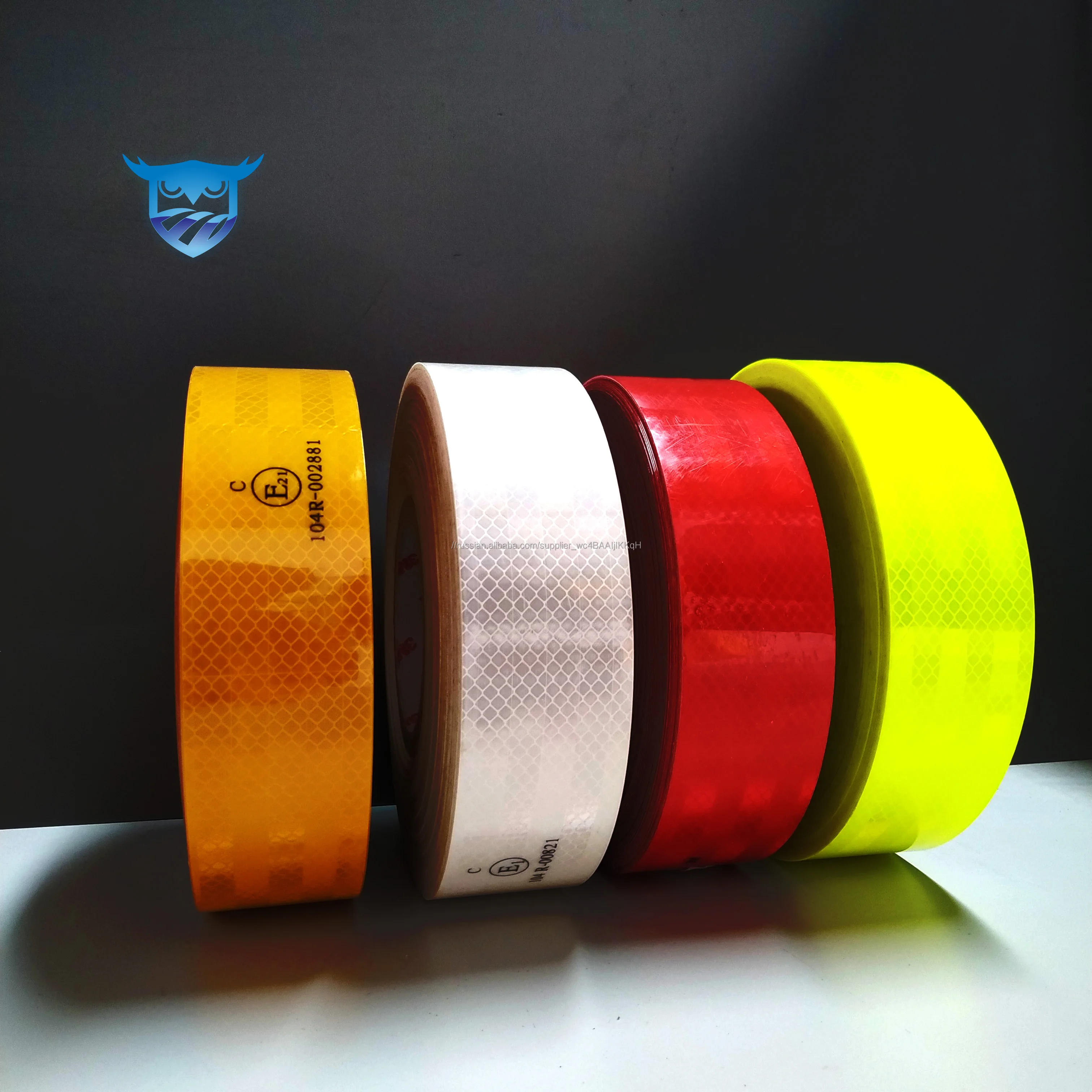 Микро призматический ролик с отражающей лентой 3M ece с высокой степенью видимости и самоклеющейся пленкой для прицепа