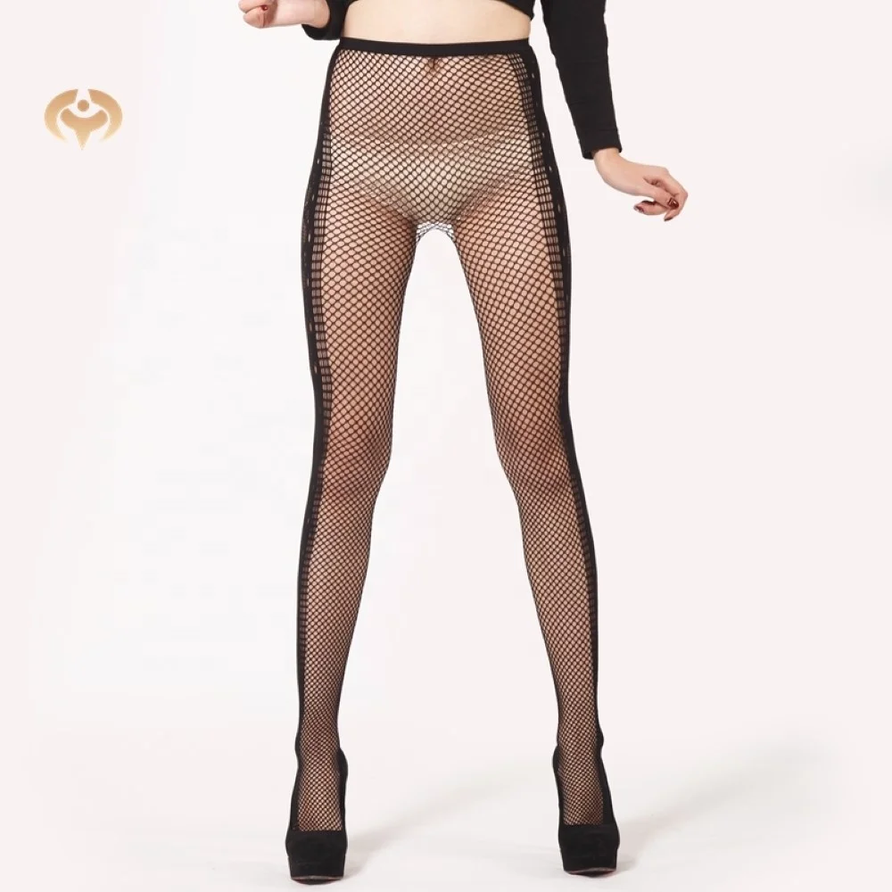 New design nylon and spandex fish net seamless fishnet fitness pantyhose for women tights