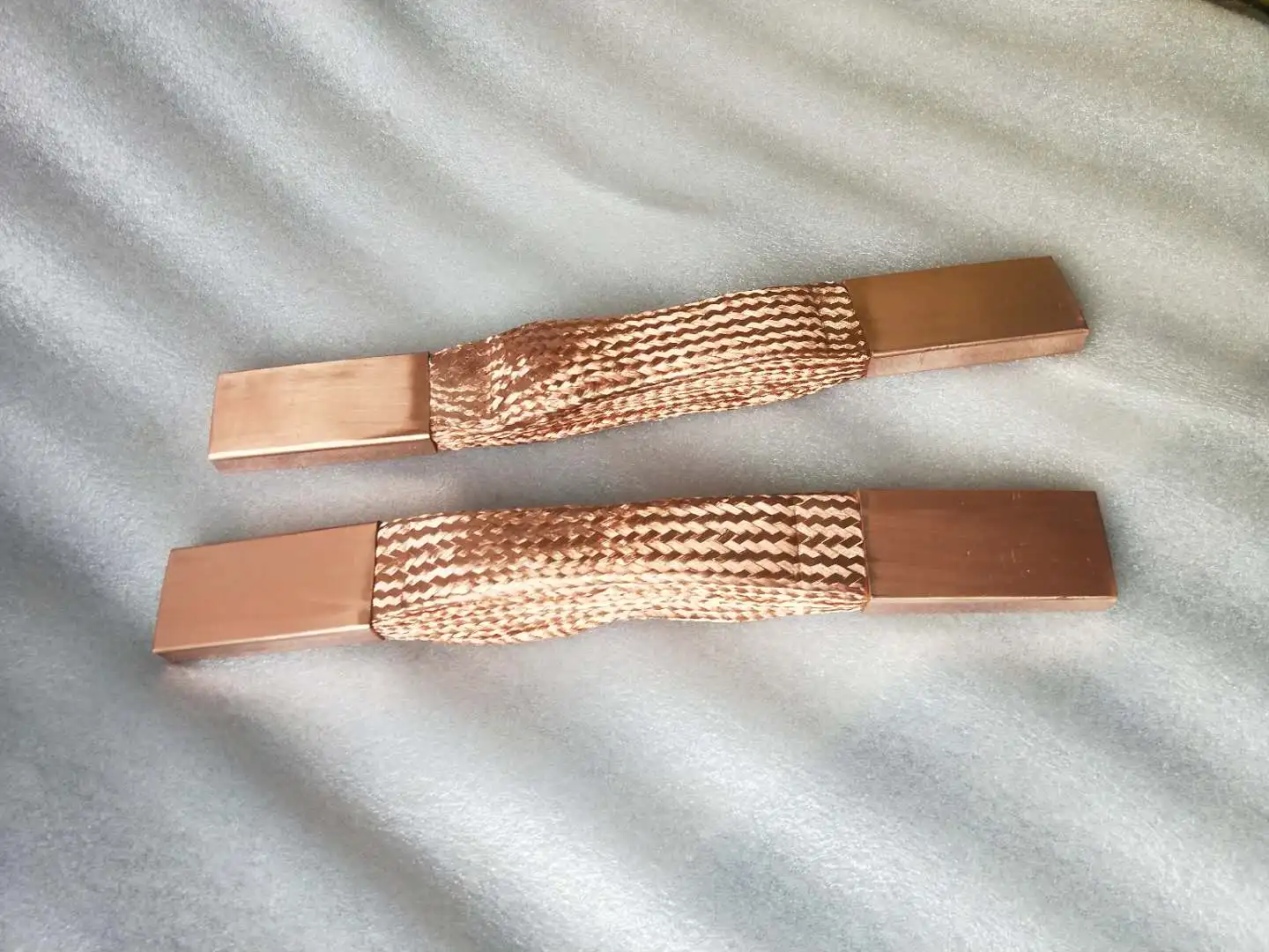 AST cold pressure welding braided flexible connector customized copper busbar