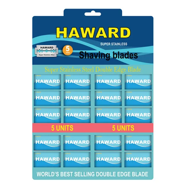 Swedish stainless steel high quality double edge razor blade