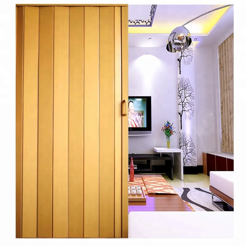 Conbest Factory Cheap Price Toilet Plastic Partition PVC Folding Accordion Door For Home
