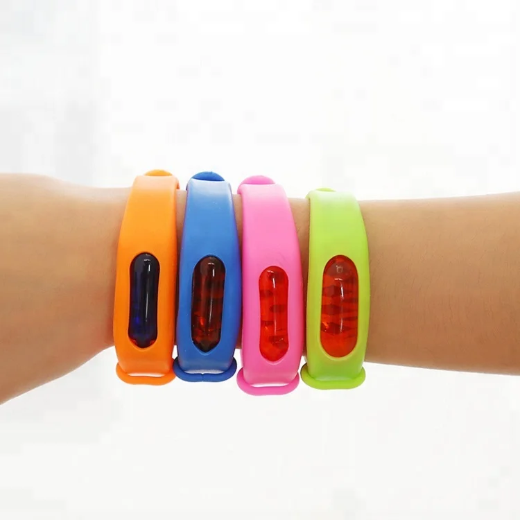 wholesale silicone insect repellent mosquito bracelet silicone repelente clips children