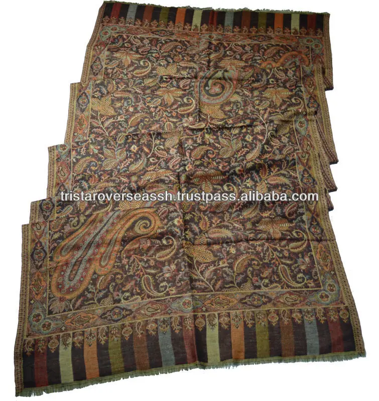 Original Kashmiri design cashmere shawl fashion accessories scarves pure pashmina shawls in India