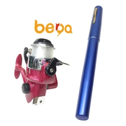 Promo Portable Pocket Aluminum Pen Shaped Telescoping Fishing Rod