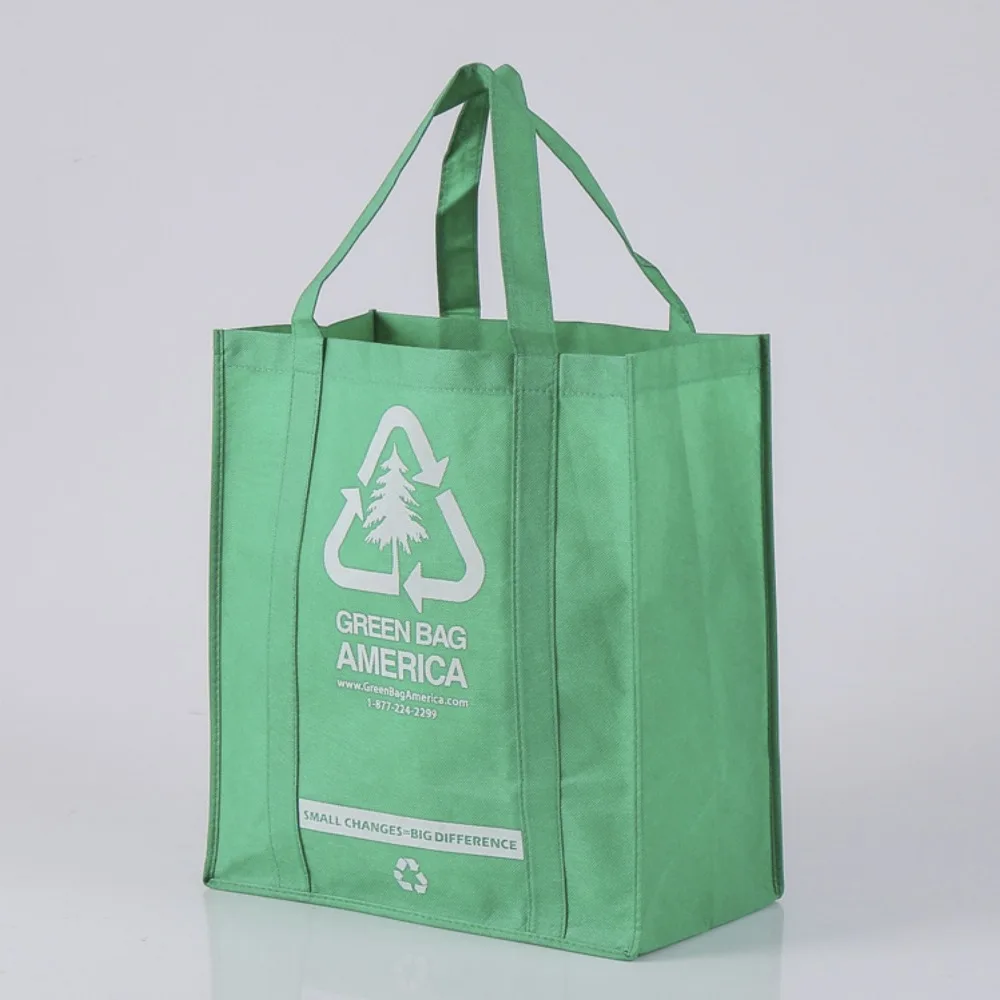 
Reusable supermarket eco trade show non woven tote shopping bags 