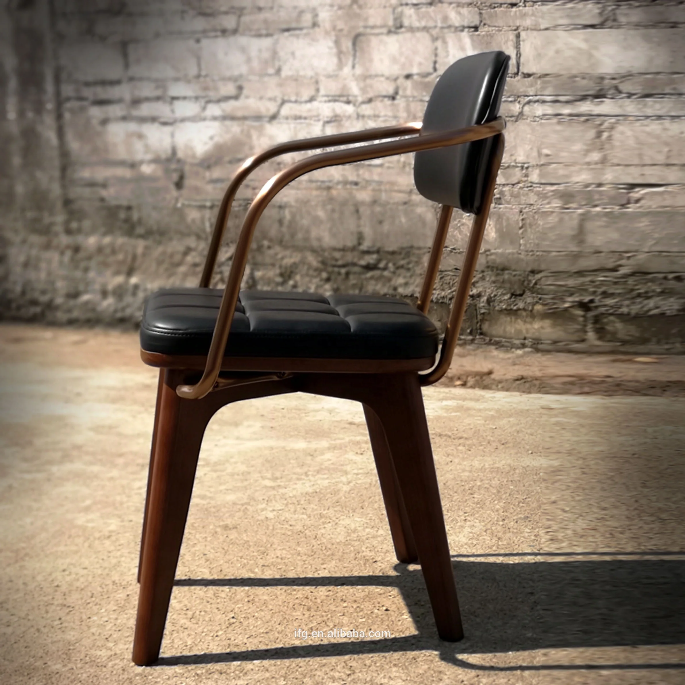 
Japanese restaurant cafe chairs modern restaurant tables and chairs industrial style wood metal 