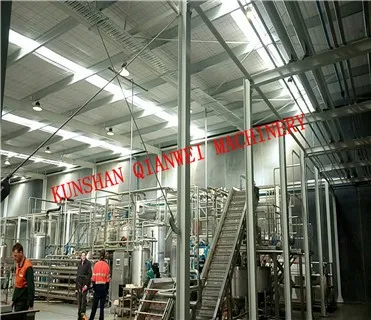 Полностью автоматическая линия по обработке концентрированного сока киви под ключ