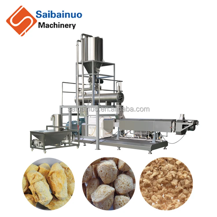 
Textured Soya Protein /Isolated Soybean protein process machine/line 