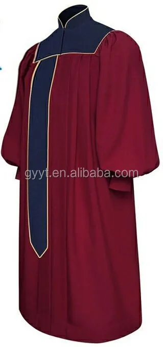 Choir Robe for Church in White Gown Mass Church Service Vestment