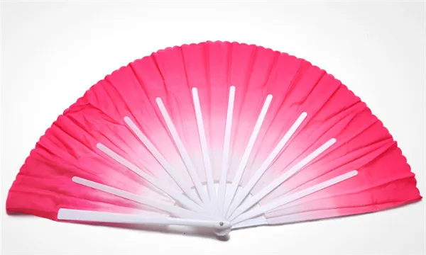 gradient color folk art Chinese silk dance dancing fan KungFu fan