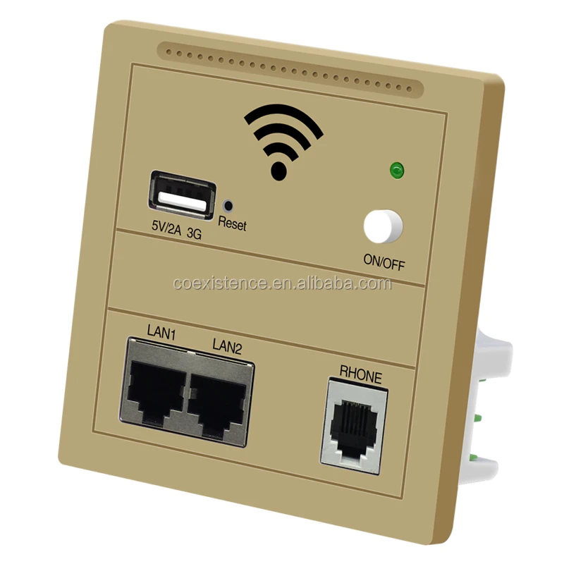 Высококачественная беспроводная точка доступа для отеля Inwall Ap/Wifi в стене AP router