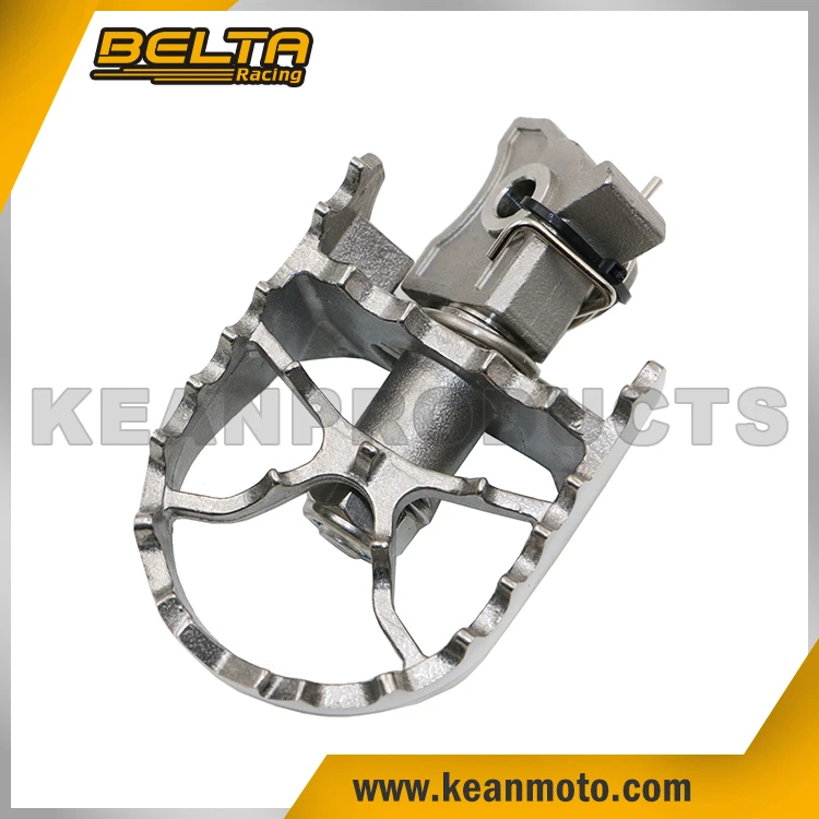 
Motorcycle Dirt Bike Sliver Adjustable Racing Foot Pegs Pedals Rear Footrest Fit For BMW R1200GS/ADV/F800/700/650GS KCP-S 0201 