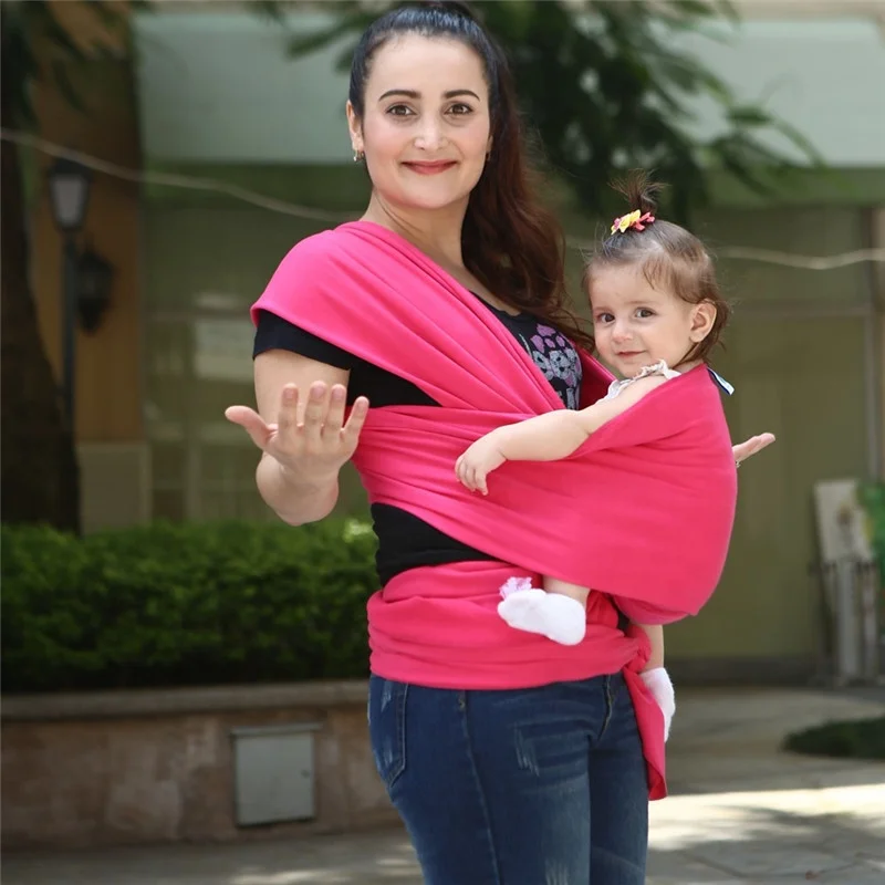 Professional ergonomic lightweight adjustable breathable baby sling wrap carrier