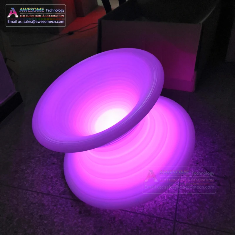 led lighted rotatable Thomas gyroscope tumbler chair (CH6543)