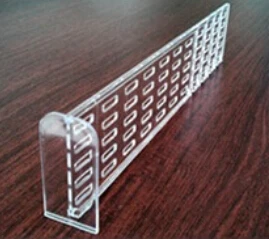 acrylic shelf divider for warehouse