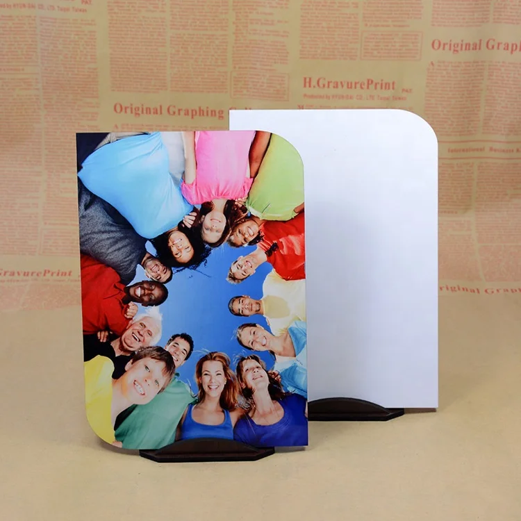 High definition printing blank sublimation picture frame wall desktop table photo frame