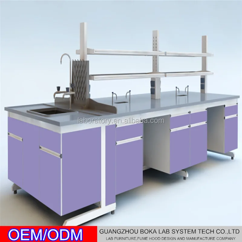 Super Quality Steel Workbench For Biological / Chemical / Physical Laboratory