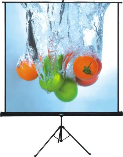 4:03 портативный экран на треноге проектор