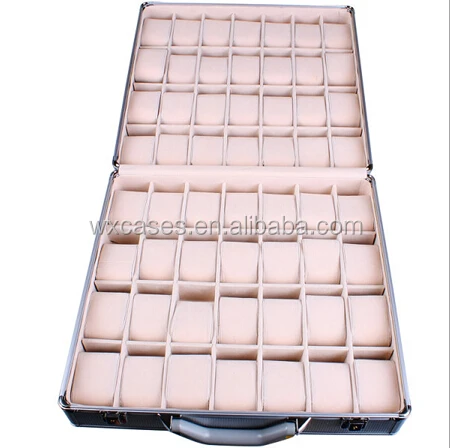 56 slots aluminum watch travel case custom watch organizer box skmei watch box From Manufacturer Winx Foshan,Guangdong,China