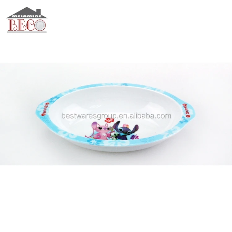 Милый детский обеденный набор из меламина с персонажами из мультфильмов
