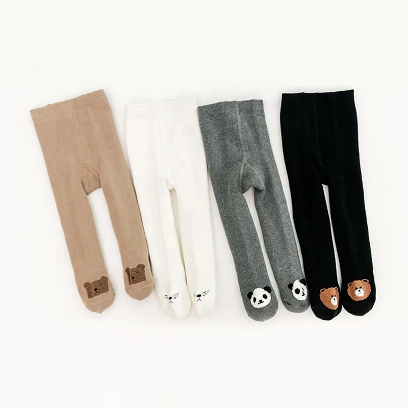 
New Cute Animal Kids Winter Thick Terry Cotton Baby Pantyhose Soft Fabric Children Tights 