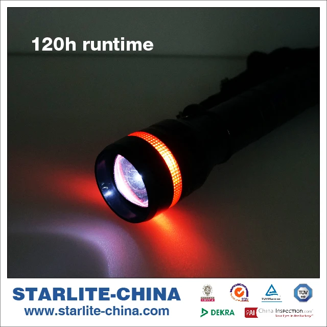 Low Cost hot sales ABS plastics Alkaline Saline battery 2xD handheld strong bright IPX4 long work time zooming torch