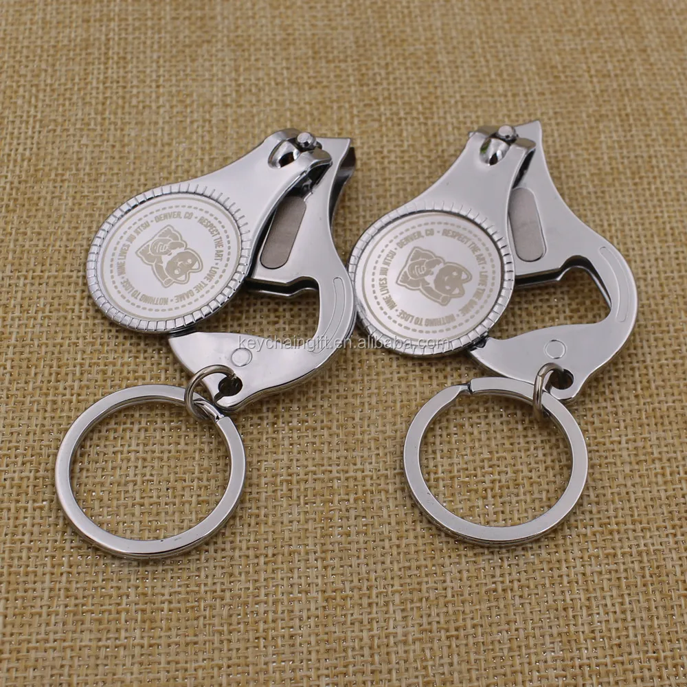 Рекламные подарки, клипер для ногтей с логотипом на заказ, с открывалкой для бутылок