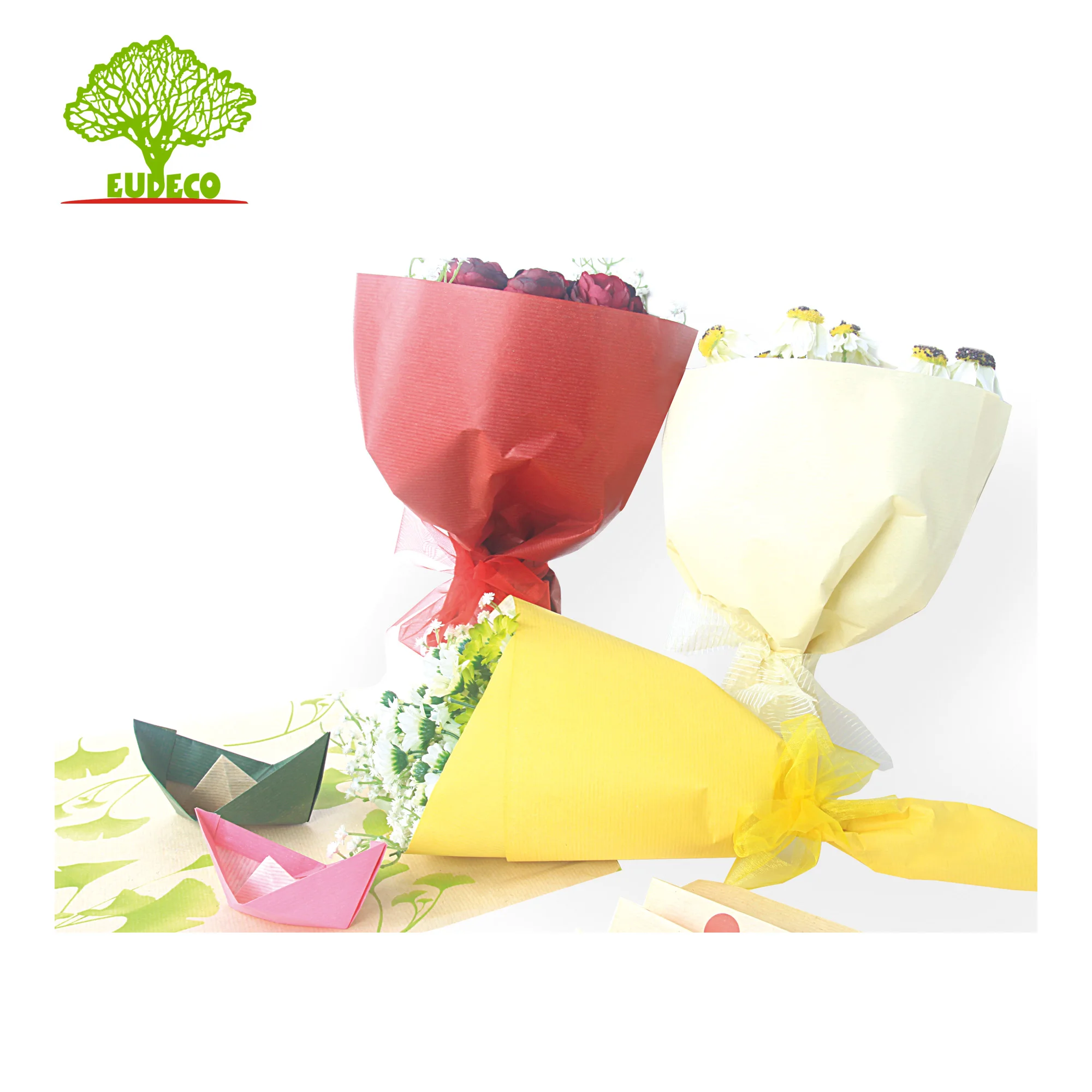 
Brown Kraft Paper Sheets Roll Tape Custom Logo Printed Gift Wrapping Paper Sheet Top Selling Products 