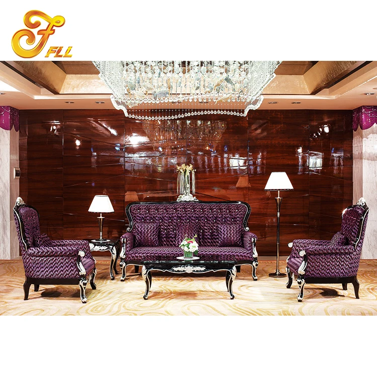 
Wholesale Antique Hotel Sofa Sets hotel lobby furniture 