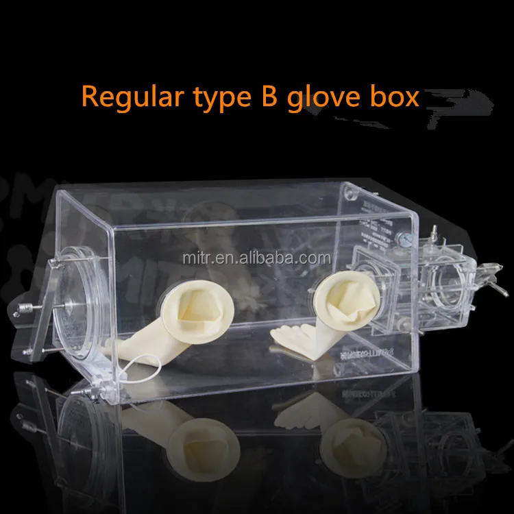 PMMA Acrylic Isolation Transparent Vacuum Inert Gas Testing Chamber