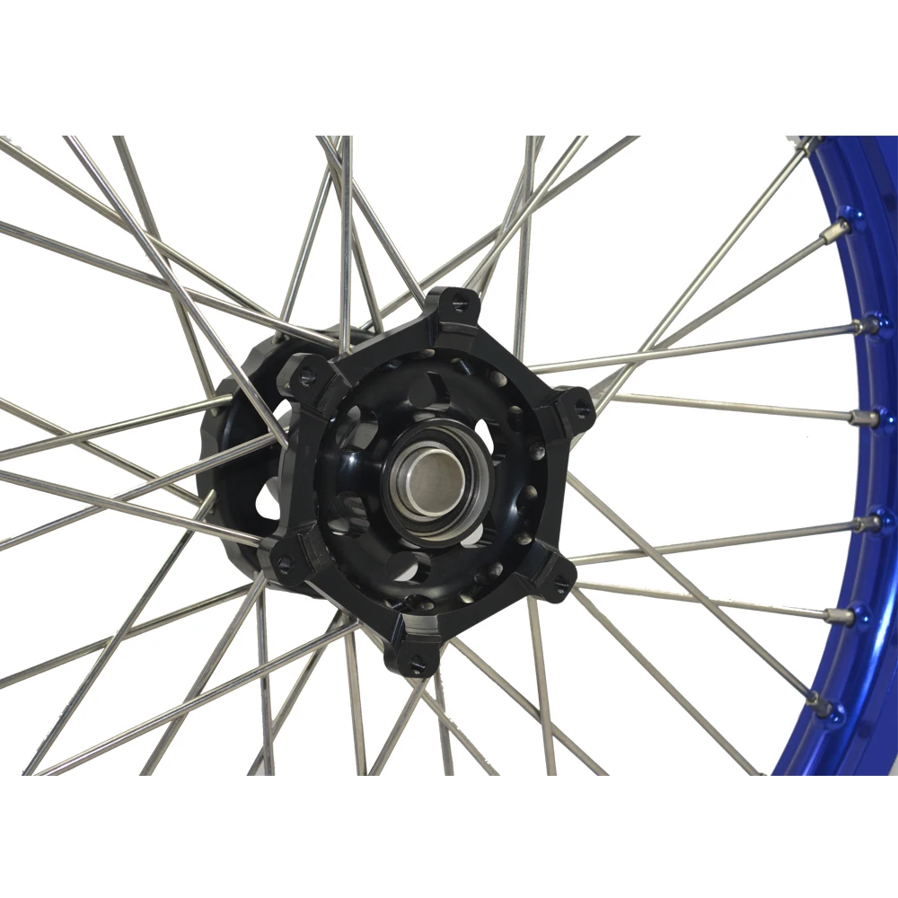 Полный набор ободов для колес 21/19 дюймов для YZ YZF 125 250 BLUE 2001-2016