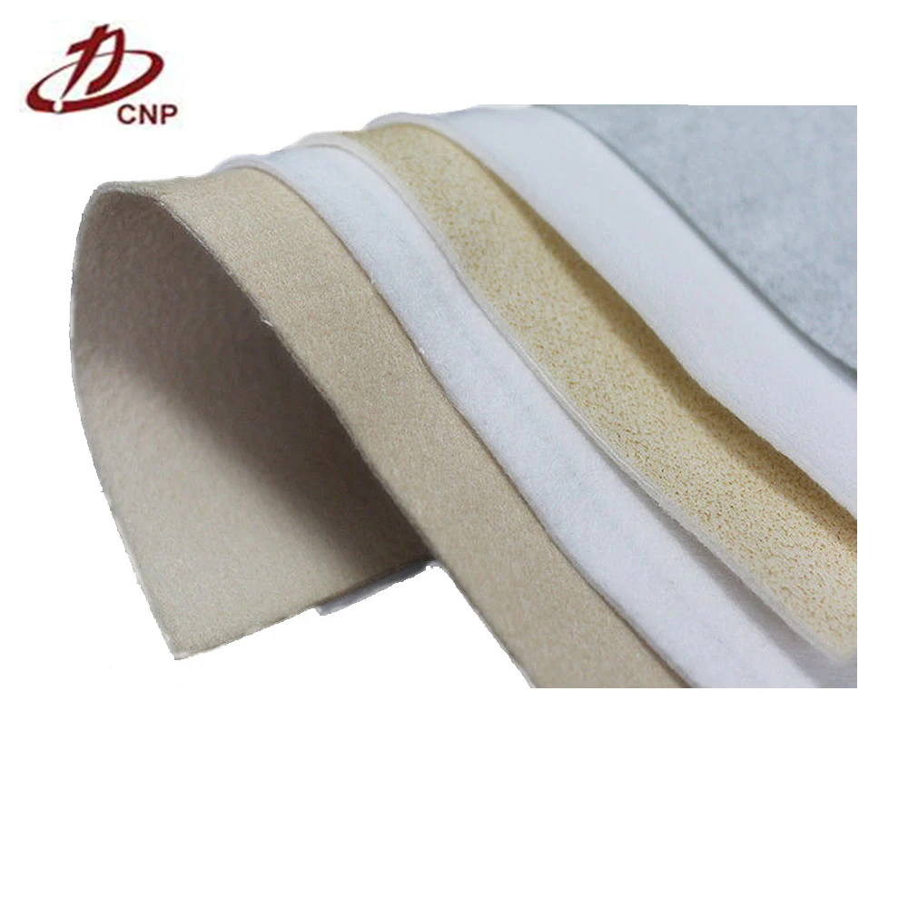 Polyester needle felt filter fabric