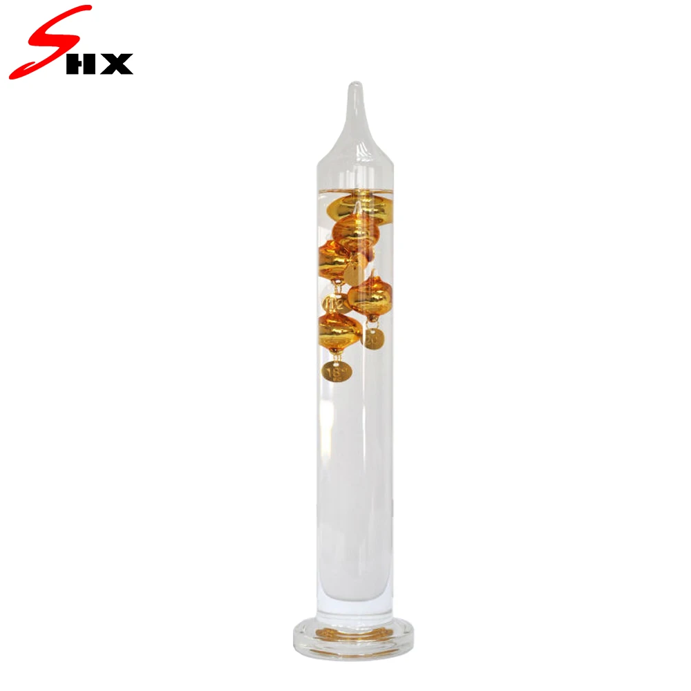5 golden ball galileo thermometer