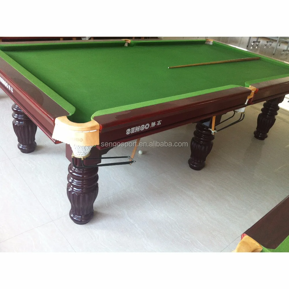 Factory Direct Sales Solid Wood With Slate ,Excellent Hand Made Crafts Coin Operated Billiard Table/Pool Table