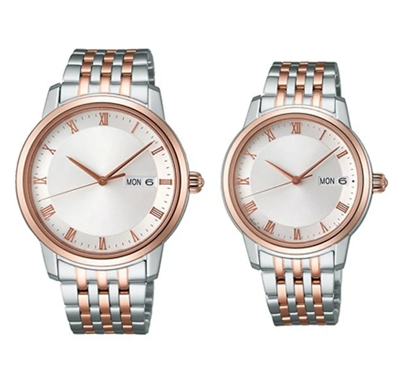 OEM Men and Women Wrist Watches Custom Logo Quartz Movement Wristwatches Design  New Style Couple Tungsten Watch
