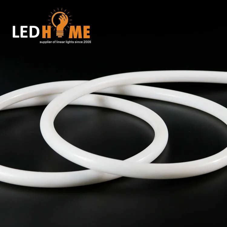 
OEM Custom 360 degree beam angel bendable silicon neon tube led profile for led strips 