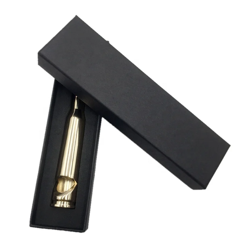 hot sale custom zinc alloy metal electroplate gold 50 caliber beer bar soda bullet bottle opener with gift black box