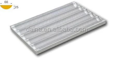 loaf and french baguette bakery bread tray/baking pan/oven tray for bakery