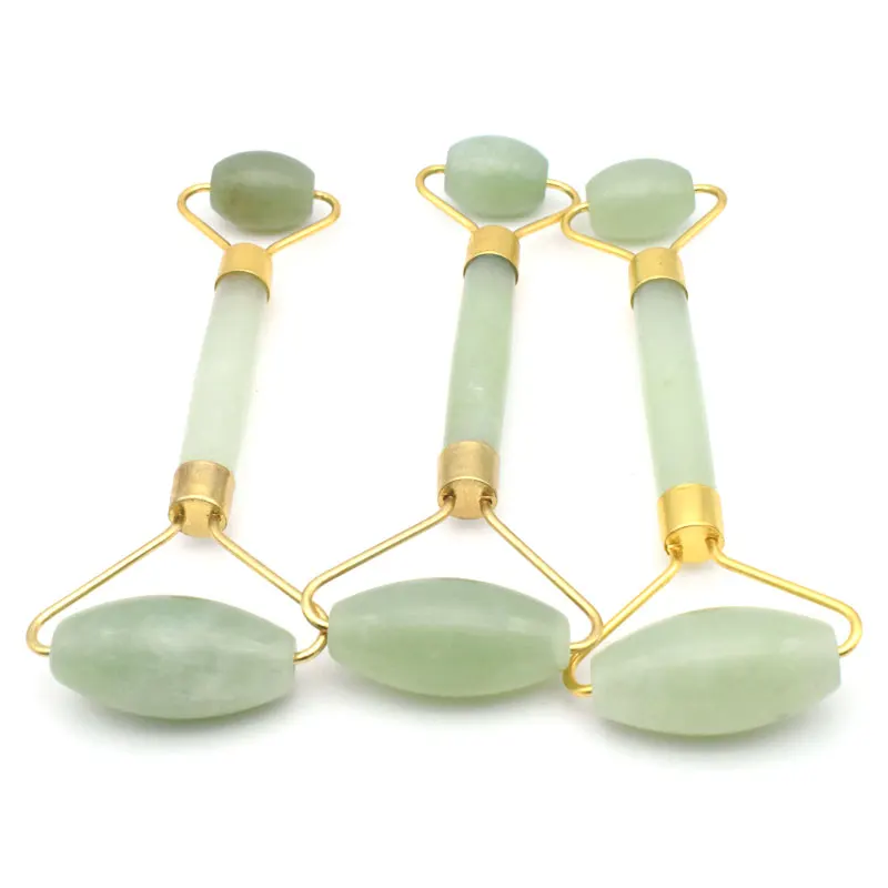 Hot sale healing slimming wrinkle treatment crystal roller jade ball for face, neck, and eyes