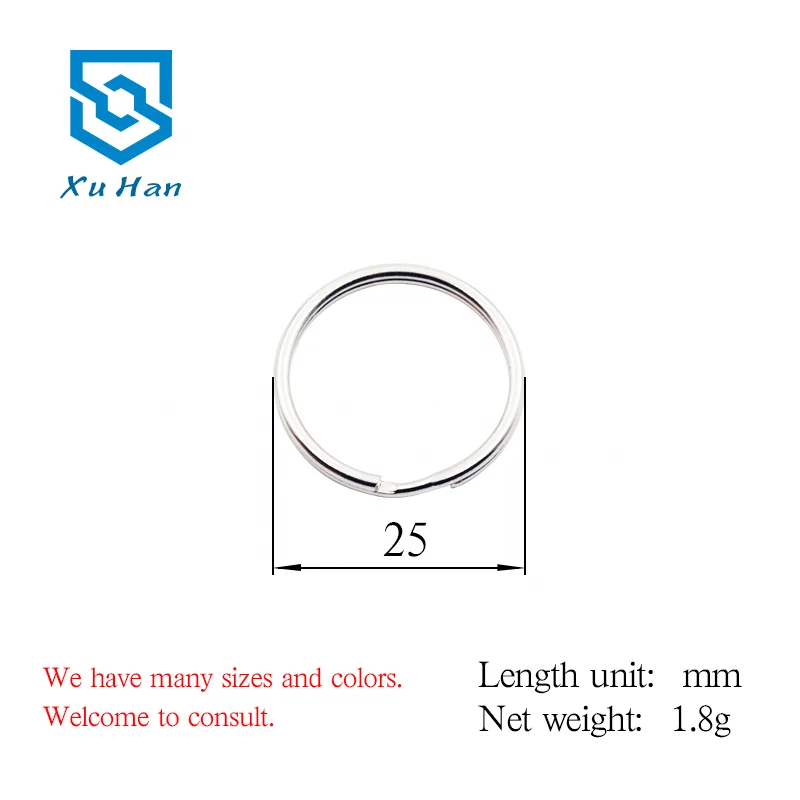 
High quality metal 25mm/ 32mm iron keyring split ring 